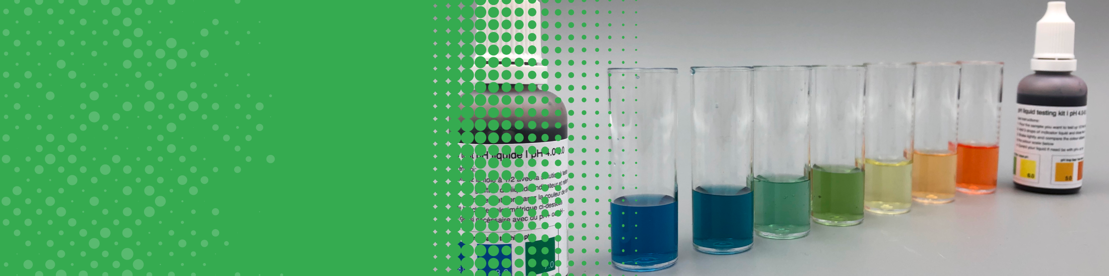 Liquid pH indicator
